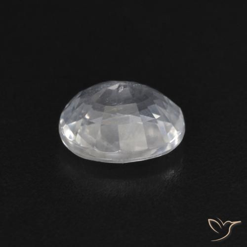 9,17 ctw natürlicher Weiß Saphir, Oval, VS