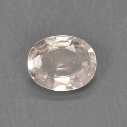 0.50ct Natürlicher hellrosa Saphir, Oval, VS