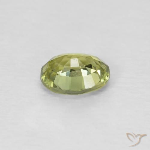 9,17 ctw natürlicher Mittelgelb Saphir, Oval, VS