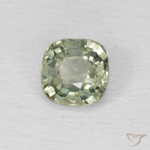 9,17 ctw natürlicher Graugrün Saphir, Kissen, VS