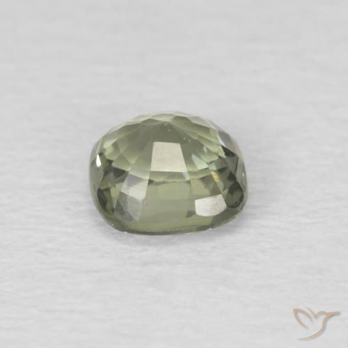 9,17 ctw natürlicher Graugrün Saphir, Kissen, VS