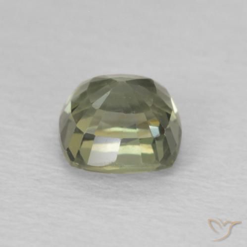 9,17 ctw natürlicher Helles Waldgrün Saphir, Kissen, VS