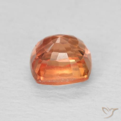 9,17 ctw natürlicher orange-rot Saphir, Kissen, VVS
