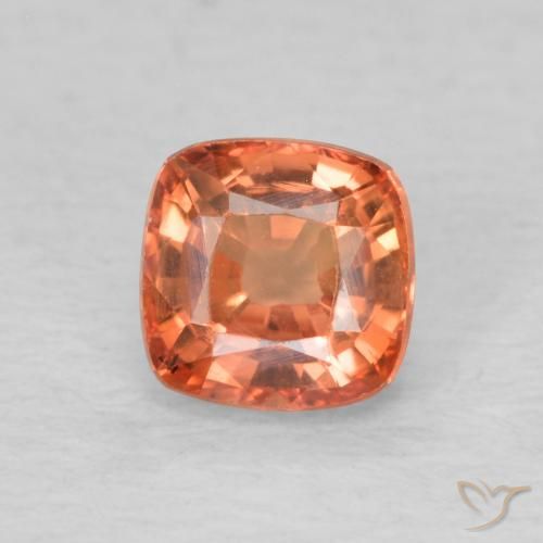 0.65ct Natürlicher Mittelrot Saphir, Kissen, VVS