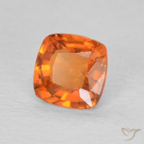 9,17 ctw natürlicher Feuerorange Saphir, Kissen, VVS