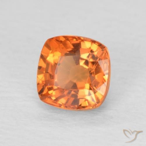 9,17 ctw natürlicher hellorange Saphir, Kissen, VVS