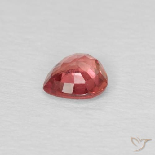 9,17 ctw natürlicher Mittelrot Saphir, Birnenform, VS