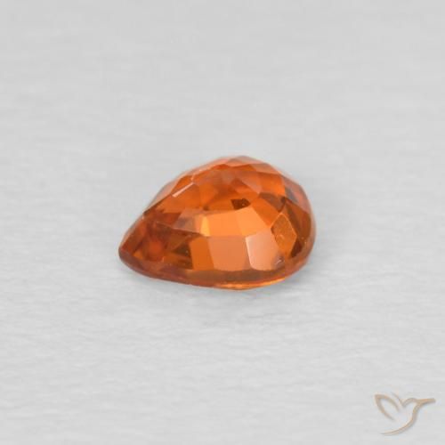 9,17 ctw natürlicher Mittelorange Saphir, Birnenform, VVS