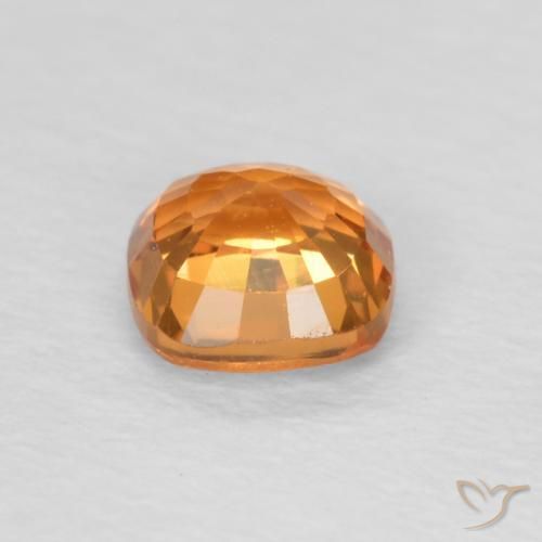 9,17 ctw natürlicher Mittelorange Saphir, Kissen, VVS