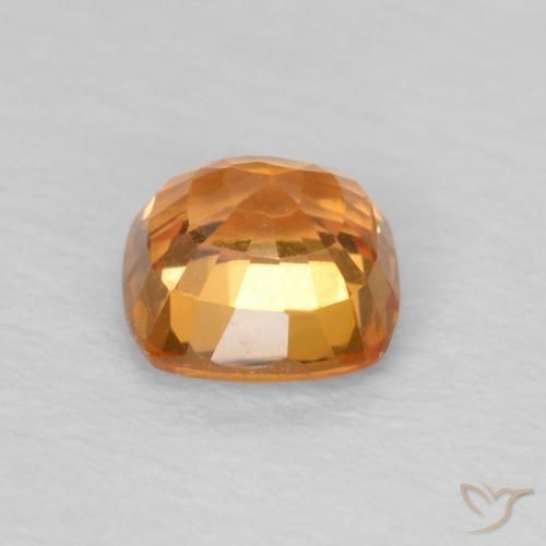 9,17 ctw natürlicher rötlich-orange Saphir, Kissen, VVS