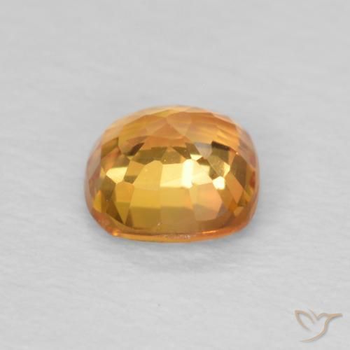 9,17 ctw natürlicher rötlich-orange Saphir, Kissen, VVS
