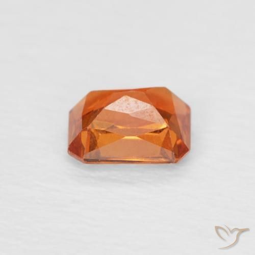 9,17 ctw natürlicher Feuerorange Saphir, Oktagonschliff, VVS