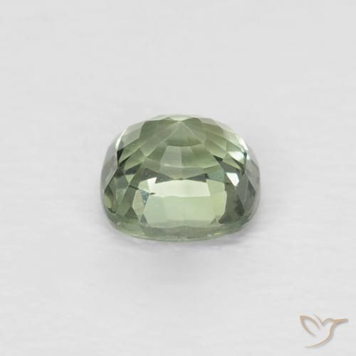 9,17 ctw natürlicher hellgrün Saphir, Kissen, VVS