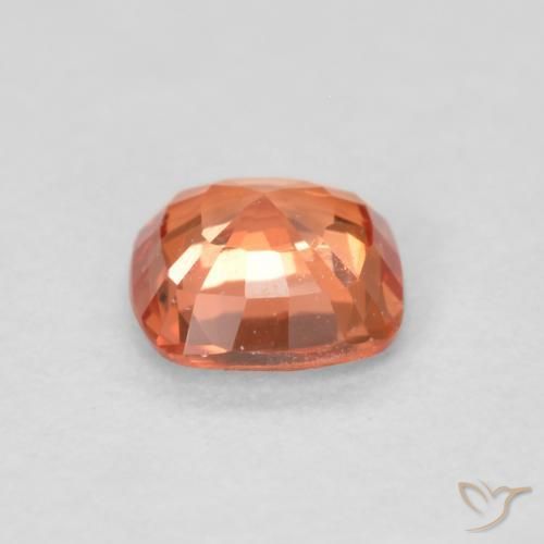9,17 ctw natürlicher orange-rot Saphir, Kissen, VVS