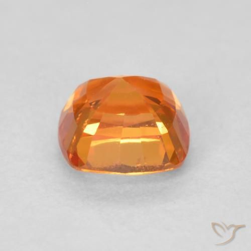 9,17 ctw natürlicher hellorange Saphir, Kissen, VVS-VS