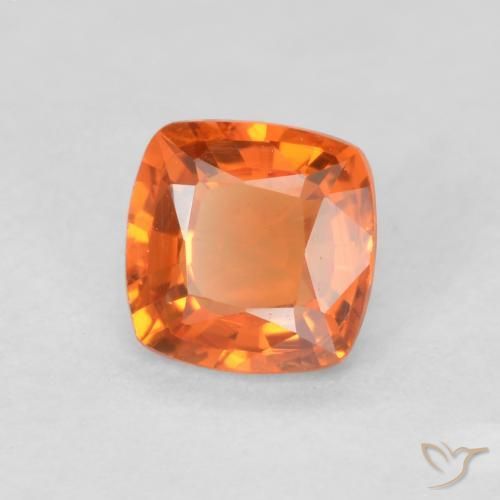 9,17 ctw natürlicher hellorange Saphir, Kissen, VVS