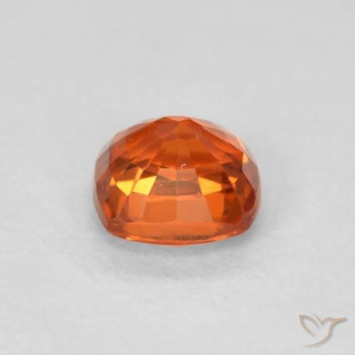 9,17 ctw natürlicher Feuerorange Saphir, Kissen, VVS