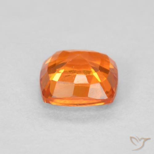 9,17 ctw natürlicher Mittelorange Saphir, Kissen, VVS