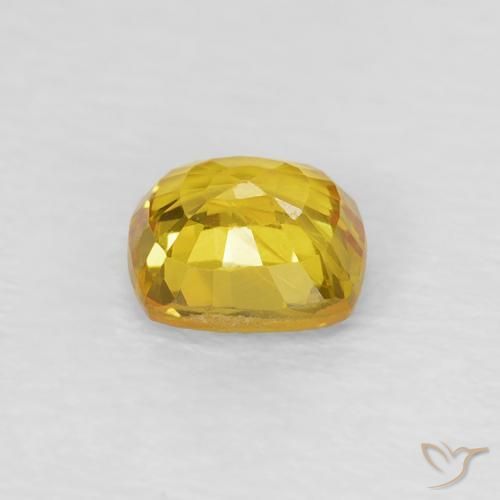 9,17 ctw natürlicher Golden Saphir, Kissen, VS