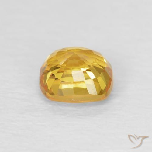 9,17 ctw natürlicher Golden Saphir, Kissen, VVS