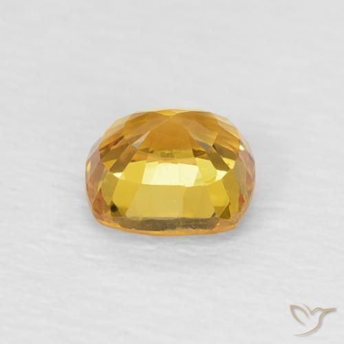 9,17 ctw natürlicher Mittel Orange-Gold Saphir, Kissen, VVS