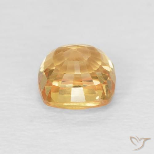 9,17 ctw natürlicher Golden Saphir, Kissen, VVS