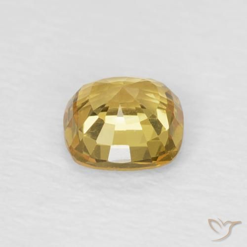 9,17 ctw natürlicher Golden Saphir, Kissen, VVS
