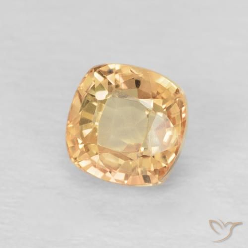 9,17 ctw natürlicher Golden Saphir, Kissen, VVS