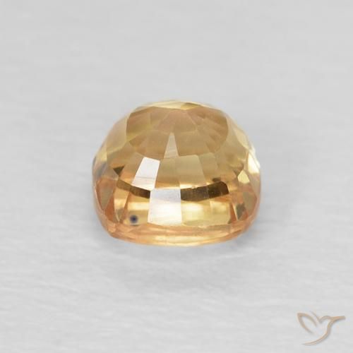 9,17 ctw natürlicher Golden Saphir, Kissen, VVS
