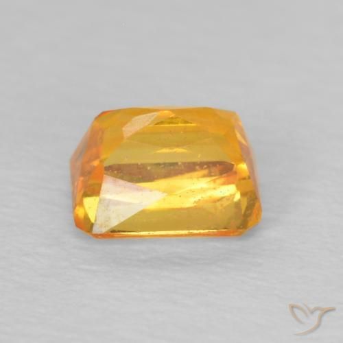 9,17 ctw natürlicher Mittelorange Saphir, Oktagonschliff, VS