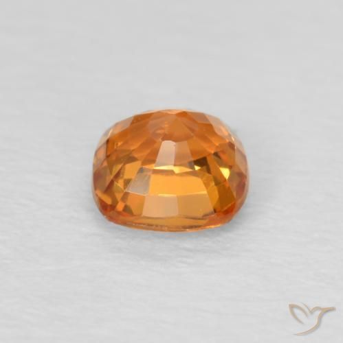 9,17 ctw natürlicher hellorange Saphir, Kissen, VS