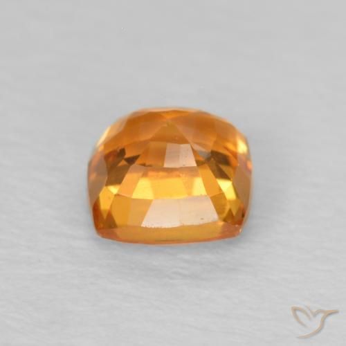9,17 ctw natürlicher hellorange Saphir, Kissen, VS