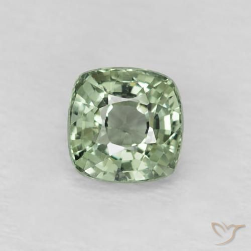 0.54ct Natürlicher Waldgrün Saphir, Kissen, VS