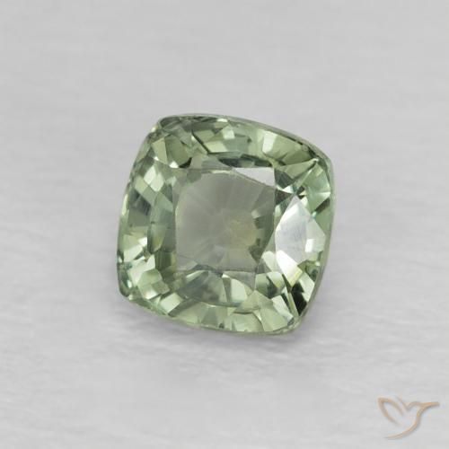 9,17 ctw natürlicher Medium Light-Green Saphir, Kissen, VS