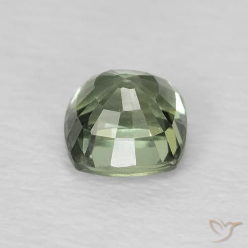 9,17 ctw natürlicher Medium Light-Green Saphir, Kissen, VS