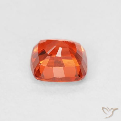9,17 ctw natürlicher rötlich-orange Saphir, Kissen, VVS-VS