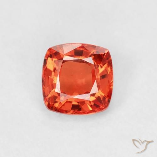 0.45ct Natürlicher Mittelrot Saphir, Kissen, VVS-VS