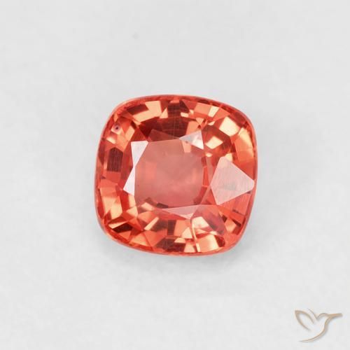 9,17 ctw natürlicher Leuchtendes Purpurrot Saphir, Kissen, VVS-VS