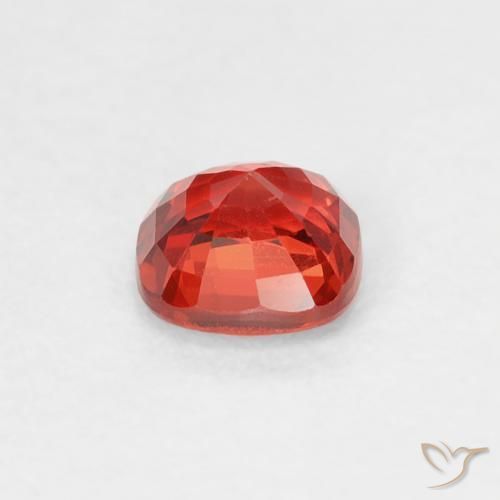 9,17 ctw natürlicher Leuchtendes Purpurrot-Orange Saphir, Kissen, VVS-VS