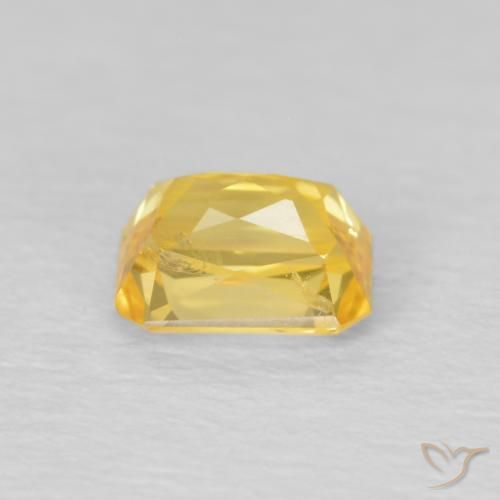 9,17 ctw natürlicher Golden Saphir, Oktagonschliff, VS