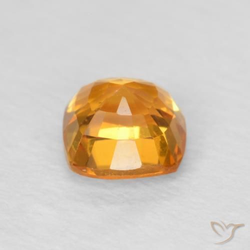 9,17 ctw natürlicher hellorange Saphir, Kissen, VVS