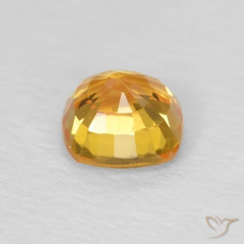 9,17 ctw natürlicher Orange-Gold Saphir, Kissen, VVS