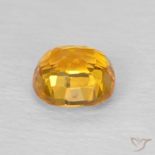 9,17 ctw natürlicher Orange-Gold Saphir, Kissen, VVS