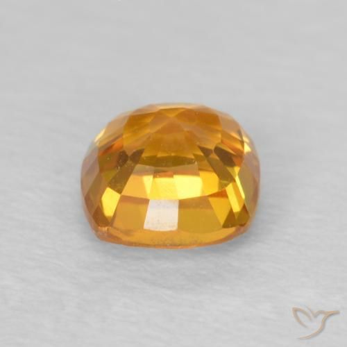9,17 ctw natürlicher Mittelorange Saphir, Kissen, VVS
