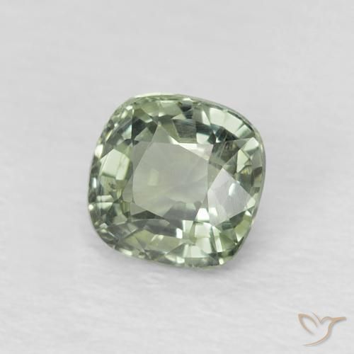 9,17 ctw natürlicher Medium Light-Green Saphir, Kissen, VVS-VS