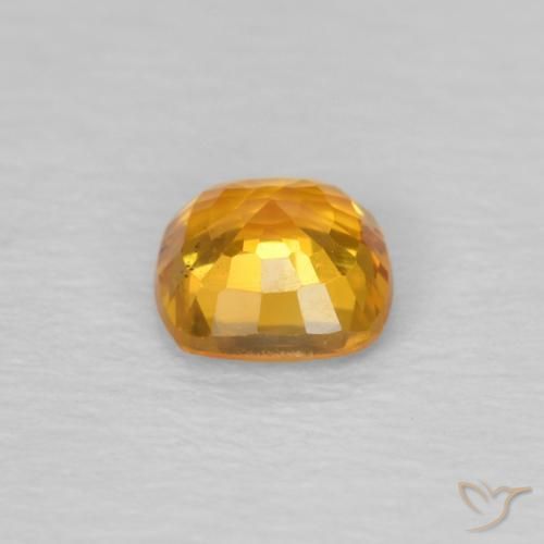 9,17 ctw natürlicher Orange-Gold Saphir, Kissen, VS