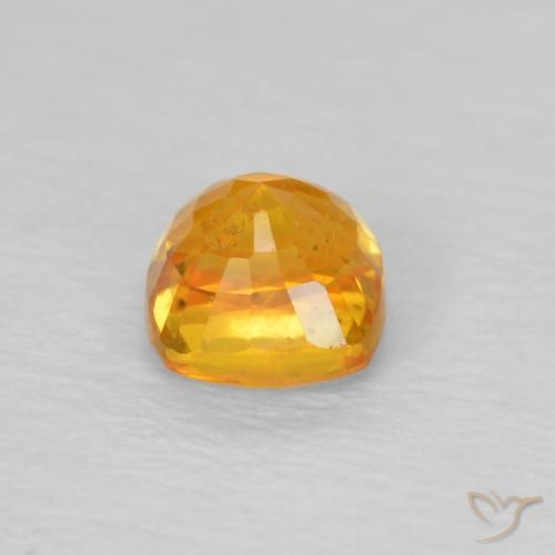 9,17 ctw natürlicher Mittelorange Saphir, Kissen, VS