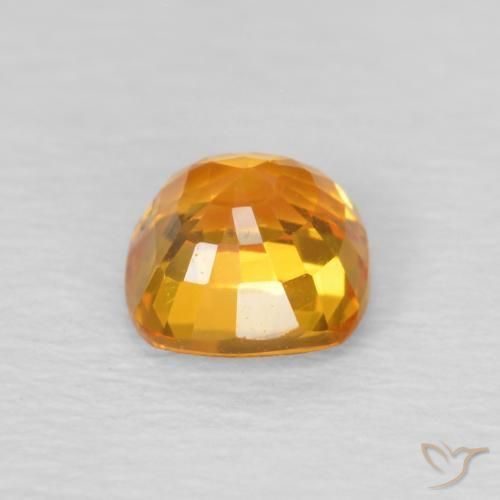 9,17 ctw natürlicher Orange-Gold Saphir, Kissen, VS