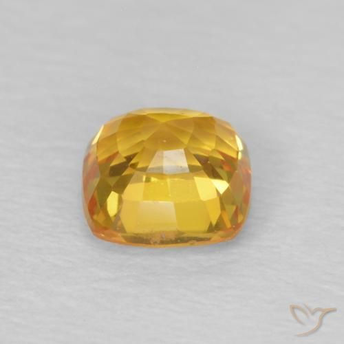 9,17 ctw natürlicher Orange-Gold Saphir, Kissen, VS
