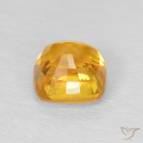 9,17 ctw natürlicher Mittelorange Saphir, Kissen, VS
